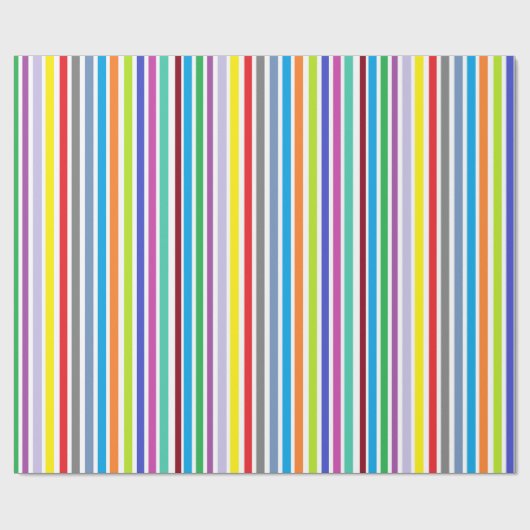 Helder gekleurde Gift Wrap Cadeaupapier (Vlak)