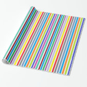 Helder gekleurde Gift Wrap Cadeaupapier (Uitgerold)