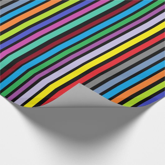 Helder gekleurde Gift Wrap Cadeaupapier (Hoek)