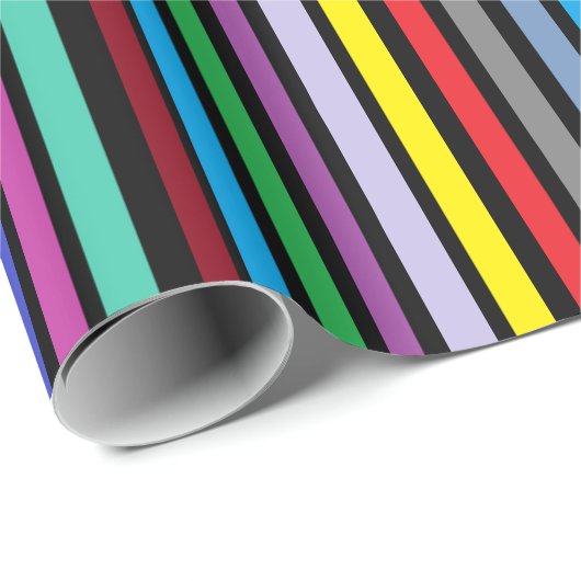 Helder gekleurde Gift Wrap Cadeaupapier (Rol Hoek)