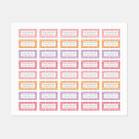 Helder gekleurde Gingham Plaid basisschool