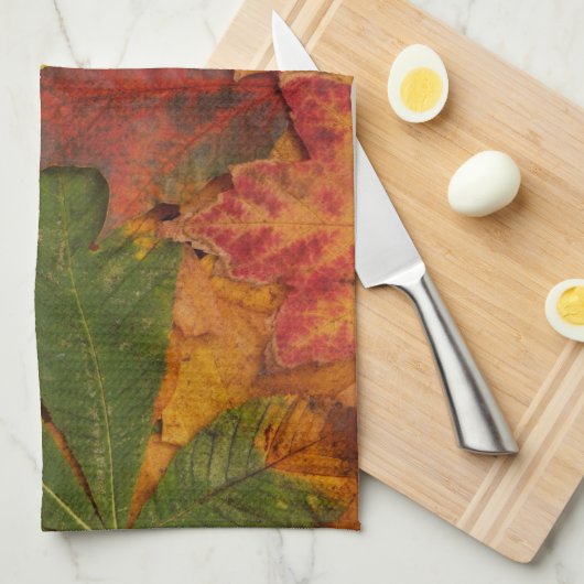 Helder gekleurde kleppen theedoek (Quarter Fold)