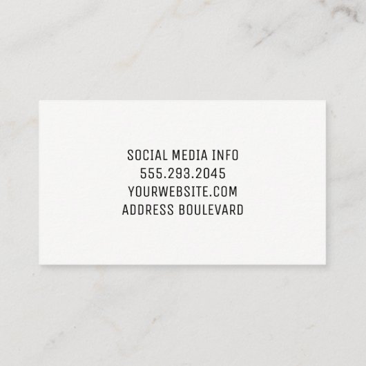 Helder gekleurde mode make-up | Vrouwenoog Visitekaartje (Achterkant)