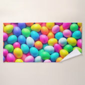 Helder gekleurde Paasei/Lente Badhanddoek (Badhanddoek)