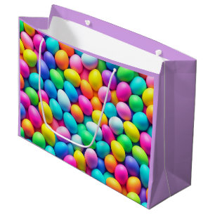 Helder gekleurde Paasei/Lente Groot Cadeauzakje