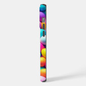 Helder gekleurde Paasei/Lente iPhone Hoesje (Linkerkant)