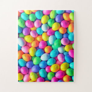 Helder gekleurde Paasei/Lente Legpuzzel