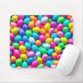 Helder gekleurde Paasei/Lente Muismat (Met muis)