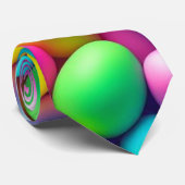 Helder gekleurde Paasei/Lente Stropdas (Opgerold)