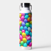 Helder gekleurde Paasei/Lente Waterfles (Voorkant)