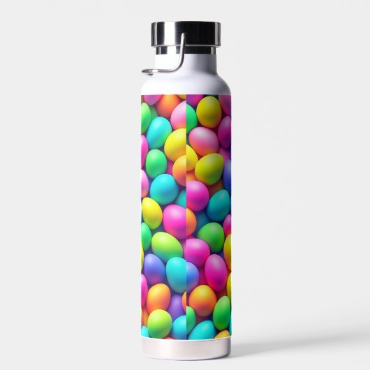 Helder gekleurde Paasei/Lente Waterfles (Rechts)