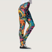 Helder gekleurde patronen leggings (Rechts)