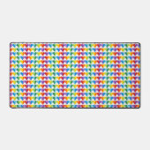 HELDER GEKLEURDE REGENBOOG VALENTIJN HARTEN BUREAUMAT (Voorkant)