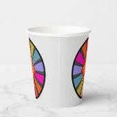 Helder gekleurde speciale Circus Big Top Papieren Bekers (Rechts)