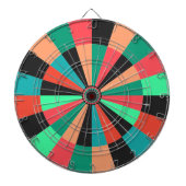 Helder gekleurde speelkamer of Den Dartboard Dartbord (Voorkant)