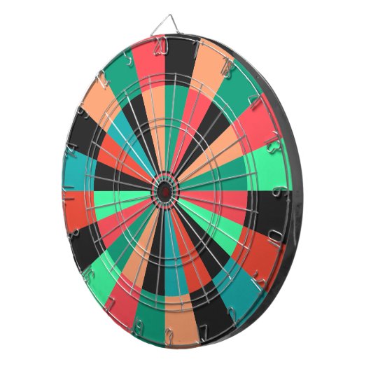 Helder gekleurde speelkamer of Den Dartboard Dartbord (Voorkant Rechts)