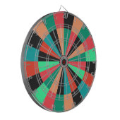 Helder gekleurde speelkamer of Den Dartboard Dartbord (Voorkant Links)