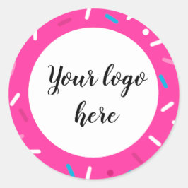 Helder gekleurde Sprinkle patroon stickers