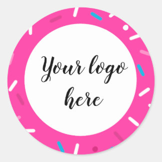 Helder gekleurde Sprinkle patroon stickers