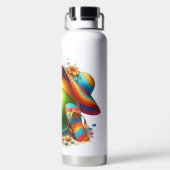 HELDER GEKLEURDE STRANDBALLEN PETTEN TEENSLIPPERS WATERFLES (Achterkant)