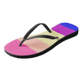 Helder gekleurde strepen-zomer- teenslippers (Schuin)