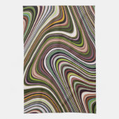 Helder gekleurde unieke kool theedoek (Verticaal)