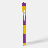 Helder gekleurde vierkantjes, strepen Case-Mate iPhone case (Achterkant / Links)