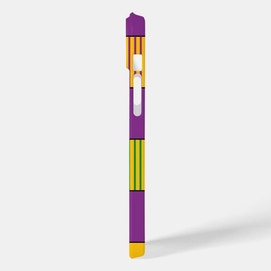 Helder gekleurde vierkantjes, strepen Case-Mate iPhone case (Achterkant / Links)