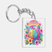 HELDER GEKLEURDE ZOMERTHEMA'S SLEUTELHANGER (Voorkant Links)