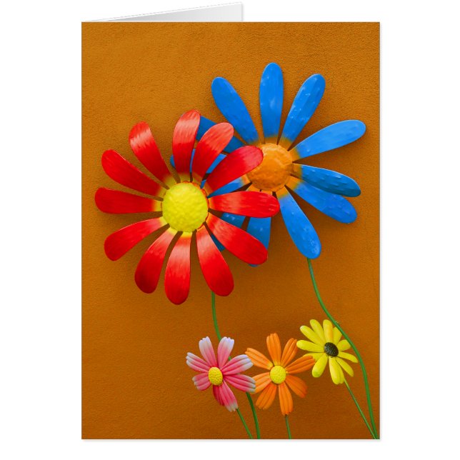 Helder gekleurde zonnebloempitatie (Voorkant)