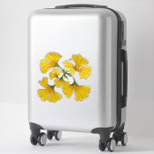 Helder Gele Bloemcluster Sticker (Koffer)