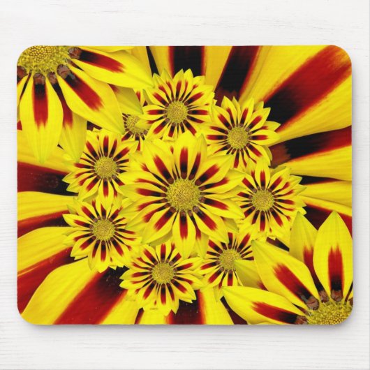 Helder Gele Bloemen Muismat (Voorkant)