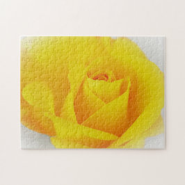 Helder Gele Roos Bloem Bloem Kunst Puzzel