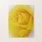 Helder Gele Roos Bloem Bloem Kunst Puzzel (Verticaal)