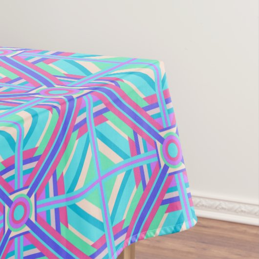 Helder geometrisch ontwerp tafelkleed (Voorbeeld)