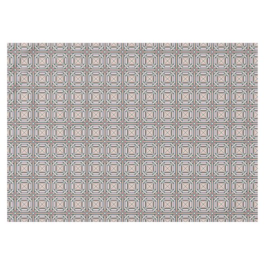 Helder geometrisch ontwerp tafelkleed (Voorkant (Horizontaal))