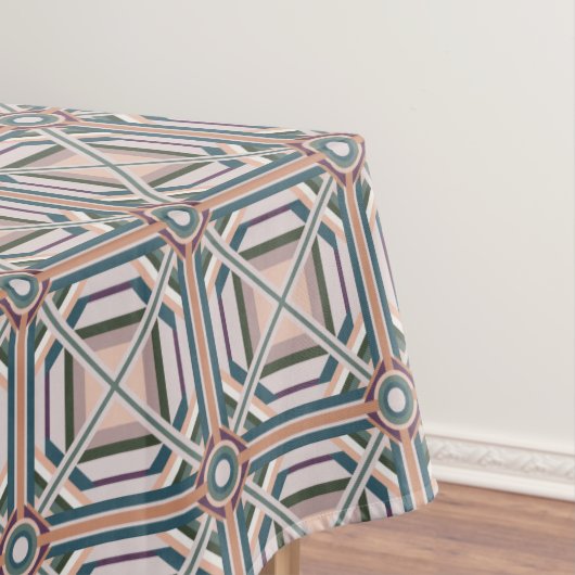 Helder geometrisch ontwerp tafelkleed (Voorbeeld)
