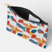 Helder geometrisch retro Abstract Mideeuwse Modern Etui (Open)