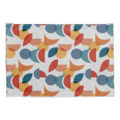 Helder geometrisch retro Abstract Mideeuwse Modern Kussensloop (Achterkant-Rechts)