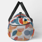 Helder geometrisch retro Abstract Mideeuwse Modern Plunjezak (Rechts)