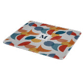 Helder geometrisch retro Abstract Mideeuwse Modern Snijplank (Hoek)