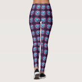 Helder Gepixeliseerde Diamant Leggings (Achterkant)