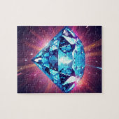 Helder Gepixeliseerde Diamant Legpuzzel (Horizontaal)