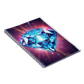 Helder Gepixeliseerde Diamant Notitieboek (Rechterzijde)