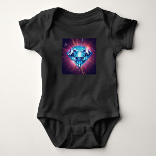 Helder Gepixeliseerde Diamant  Romper