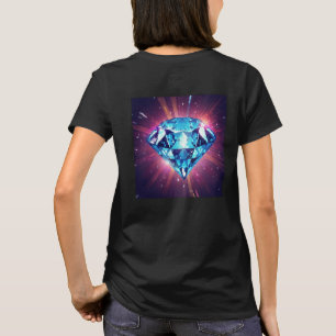 Helder Gepixeliseerde Diamant  T-shirt