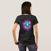 Helder Gepixeliseerde Diamant  T-shirt (Achterkant volledig)