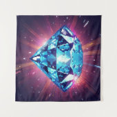 Helder Gepixeliseerde Diamant Wandkleed (Voorkant (horizontaal))