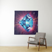 Helder Gepixeliseerde Diamant Wandkleed (In Situ (horizontaal))