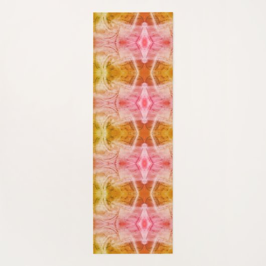 Helder gereflecteerd haakjespatroon yogamat (Achterkant)